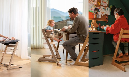 Stokke自然之美，陪伴每一片未来  Tripp Trapp®成长椅自然原木色限定上市